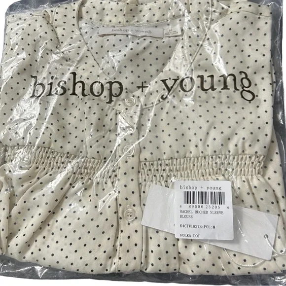 Bishop + Young Rachel Ruched Sleeve Blouse - Picture 3 of 3